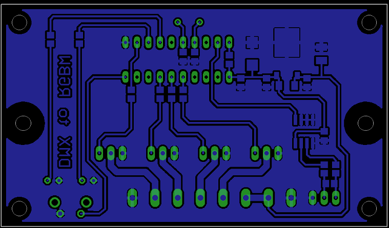 dmx_rgbw_pcb